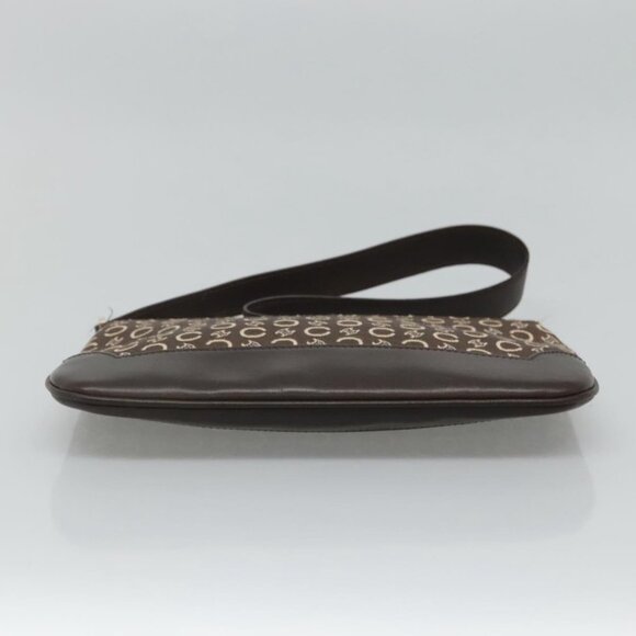 CELINE C Macadam Canvas Shoulder Bag Brown - Picture 5 of 15